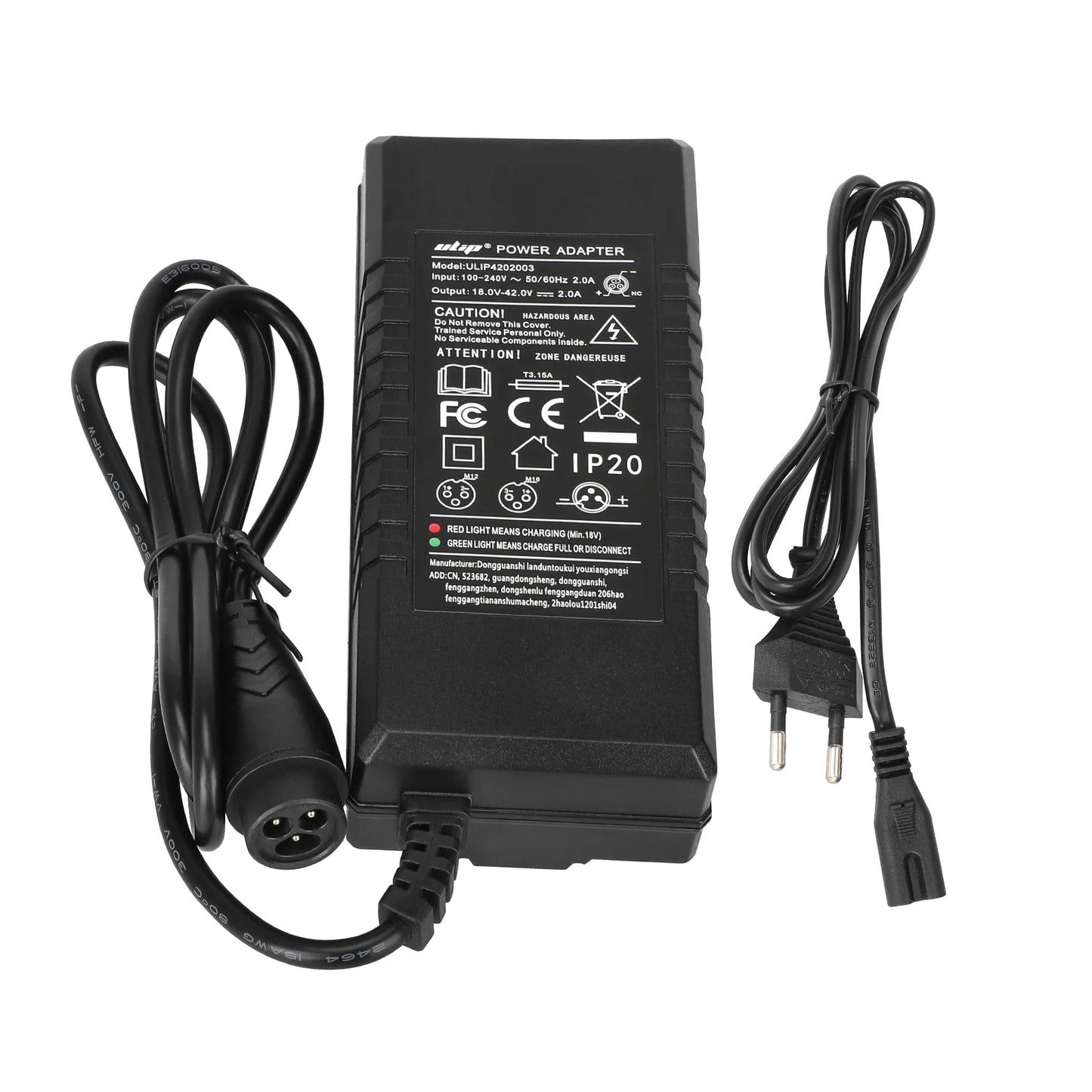 Ulip 42V2A chargeur avec grand LP16-3P embout(prise EU)