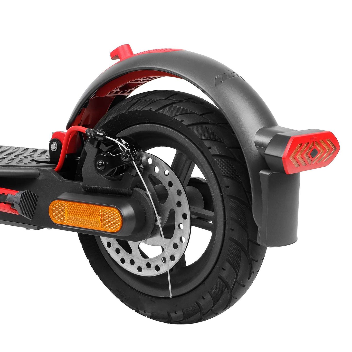 Gris-rouge Ulip Superior garde-boue arrière avec aluminium et feu clignotant pour Xiaomi trottinettes