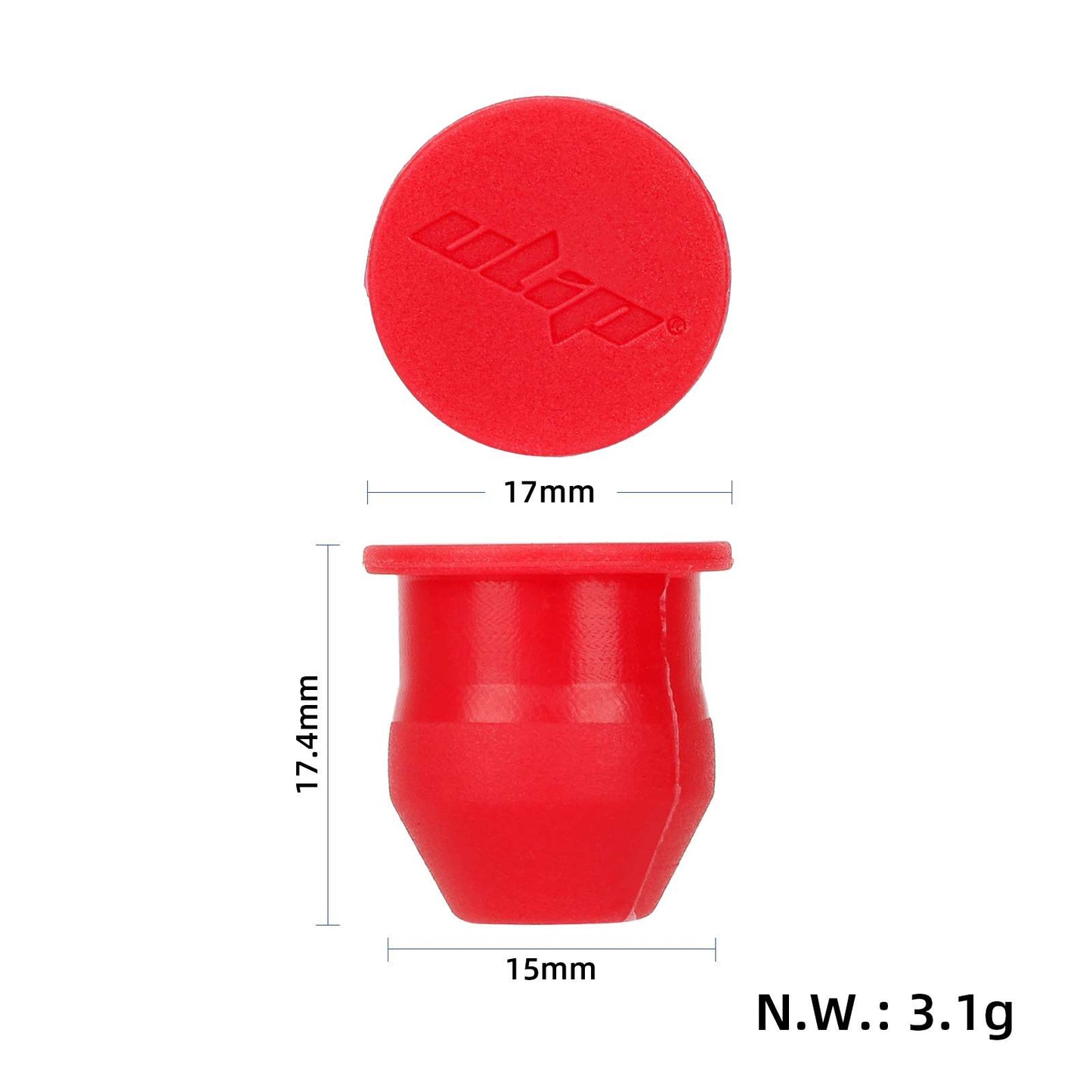 Rouge Fipple joint en caoutchouc pour roue avant of Xiaomi M365/1S/Pro/Pro2/3 trottinettes(#2)