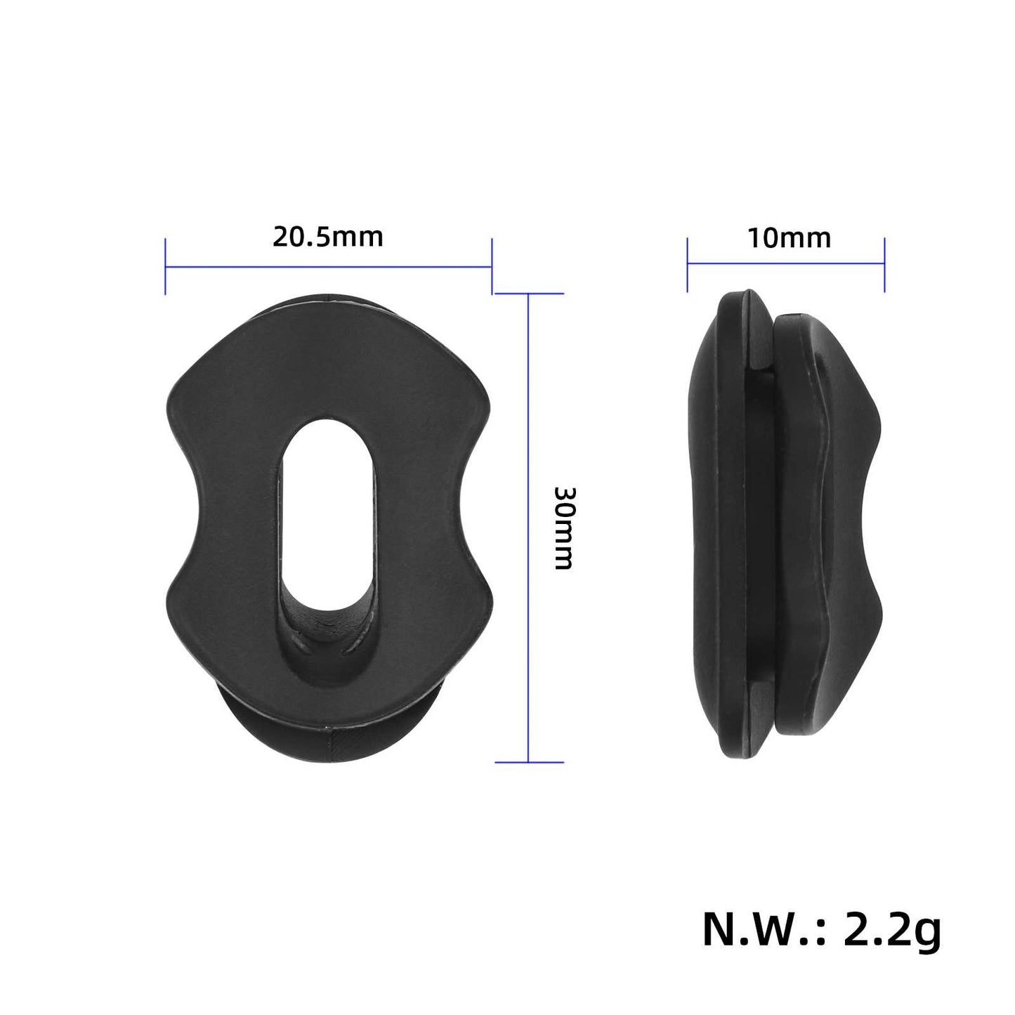 Original noir front pipe fil silicon prise pour Xiaomi Elite trottinette
