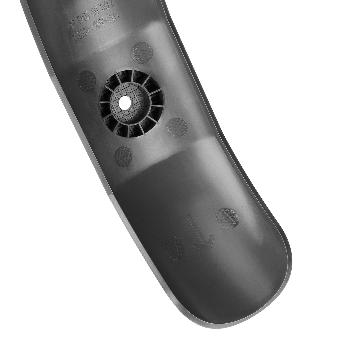 Gris garde-boue avant avec rubber pour Xiaomi 4 Pro trottinettes