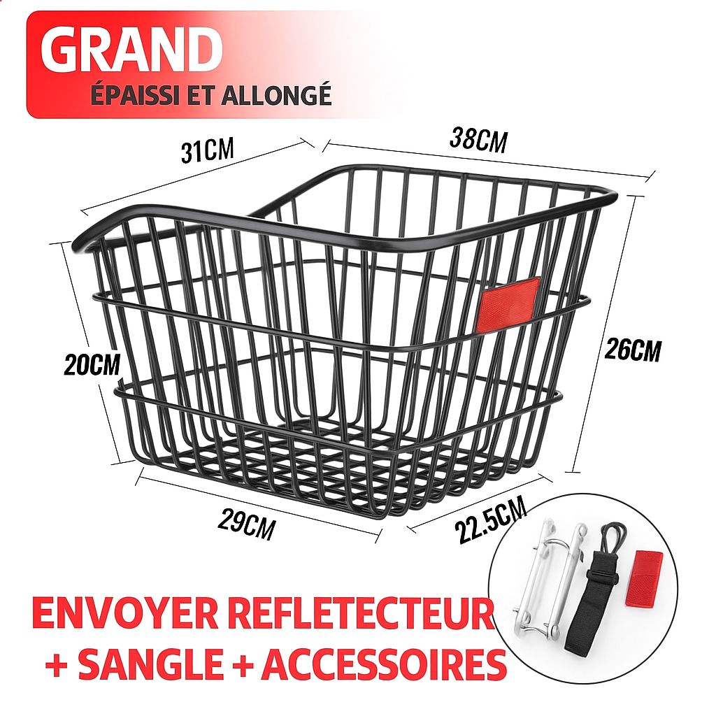 Support arrière de vélo à dégagement rapide, panier de siège arrière de VTT, peut transporter des personnes, porte-bagages, équipement de vélo
