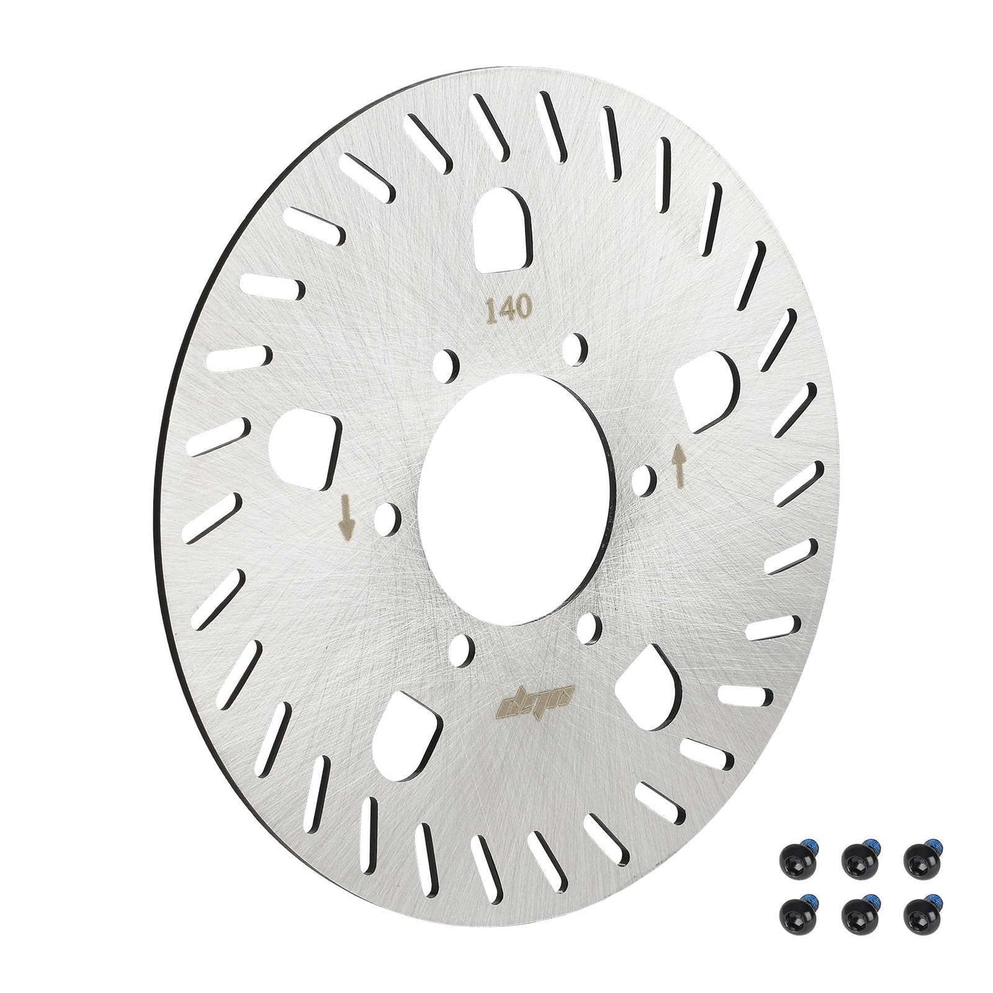 Disque de frein à six orifices Ulip de 140 mm avec vis de montage lot de 2