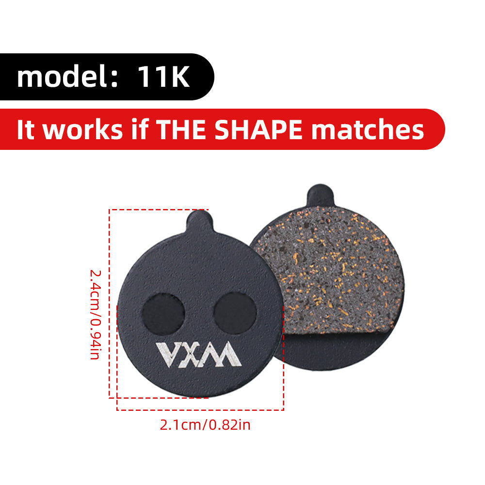 Plaquettes de frein à disque universelle en fibre de cuivre BB5, vélo de montagne M355M446