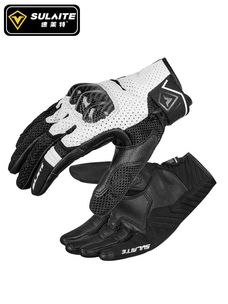 Gants de cyclisme Solite G3 Printemps et été Tissu Protecteur de poignet en PVC transpirable Gants d'écran tactile conducteur