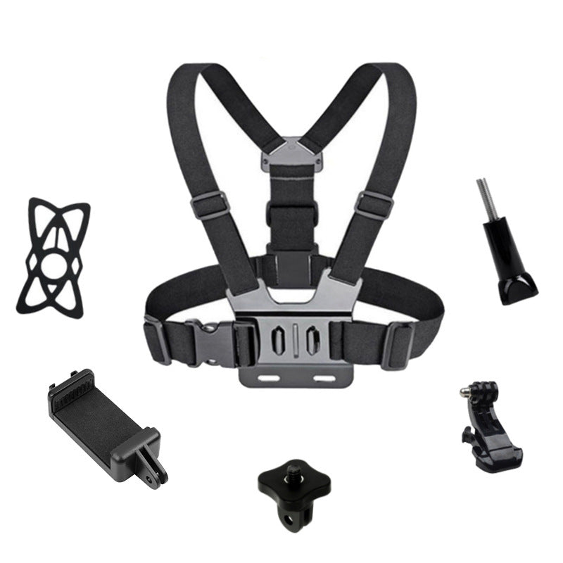 Support pour la poitrine de la caméra d'action GoPro DJI, support pour téléphone mobile