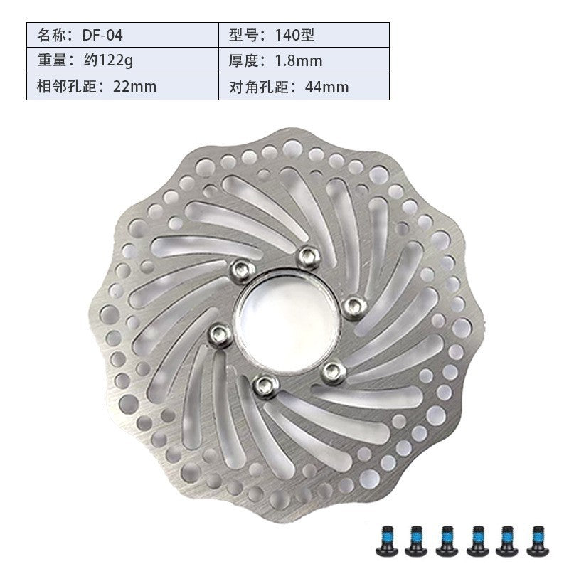 disque de frein 160mm 6 trous par lot de 2