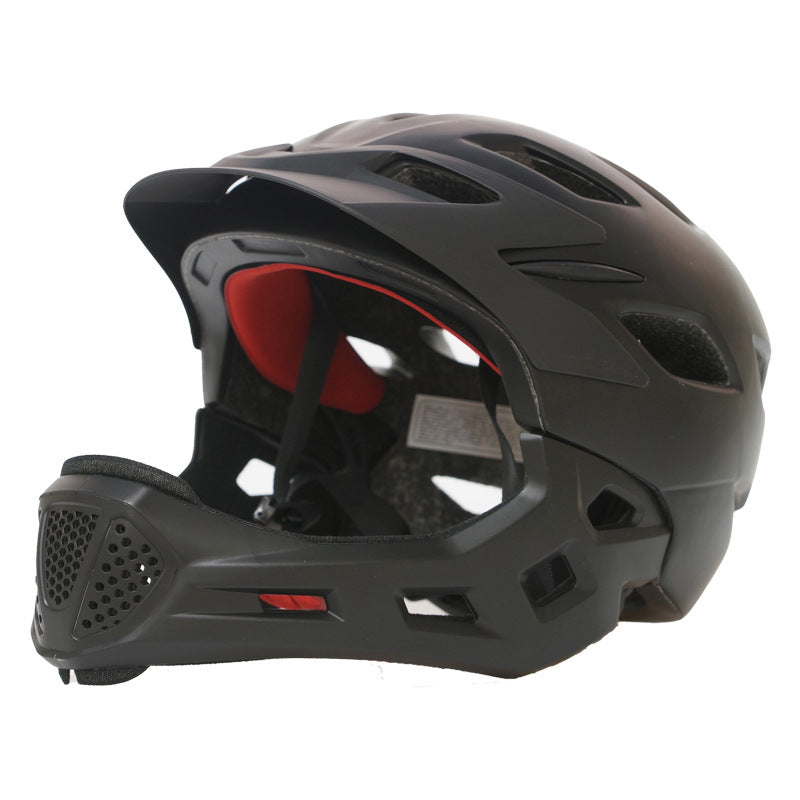 casque pour enfants moulage intégré casque complet extérieur respirant