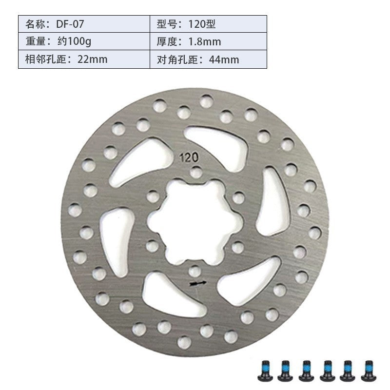 disque de frein 160mm 6 trous par lot de 2