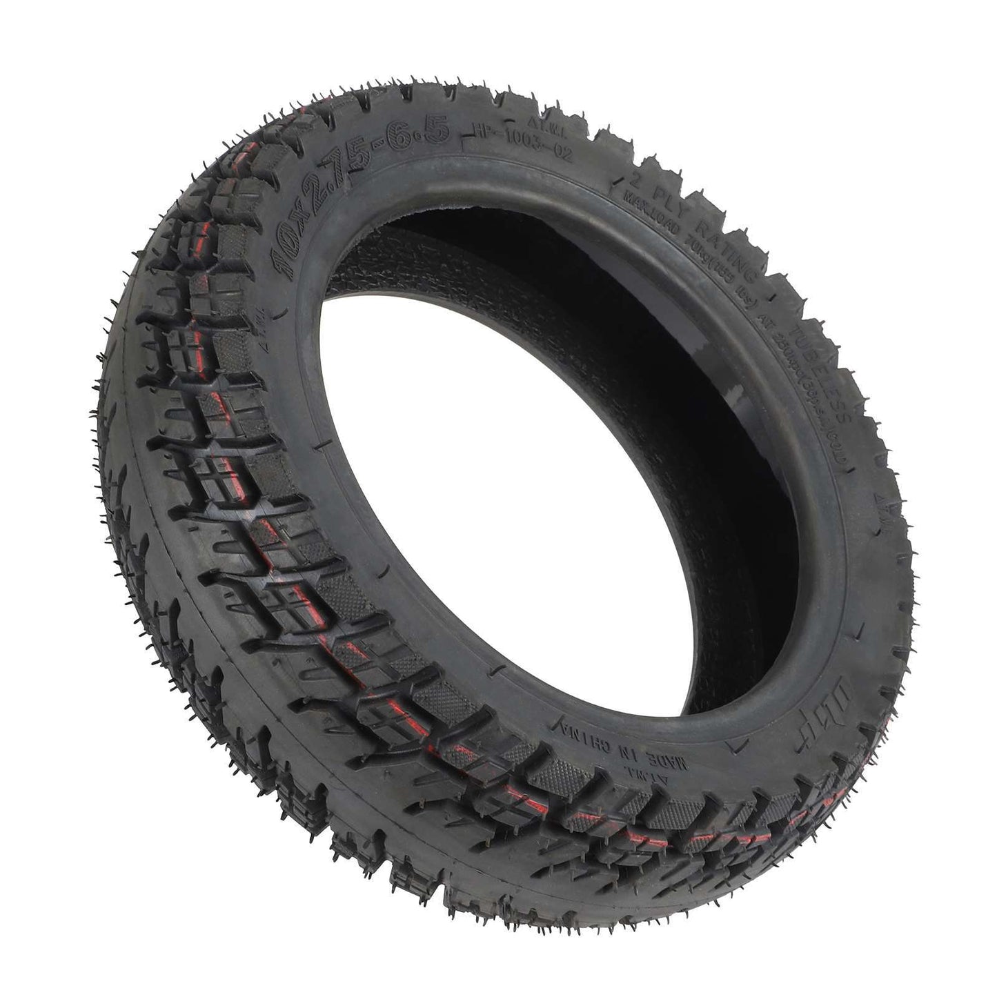 Pneumatique tout terrain tout terrain auto-réparateur Ulip10*2.75-6.5 pneumatique sans chambre de 10 pouces pneumatique électrique pneumatique avec cola de gélatine anti-porotée Ulip10*2.75-6.5 pneumatique anti-porotée