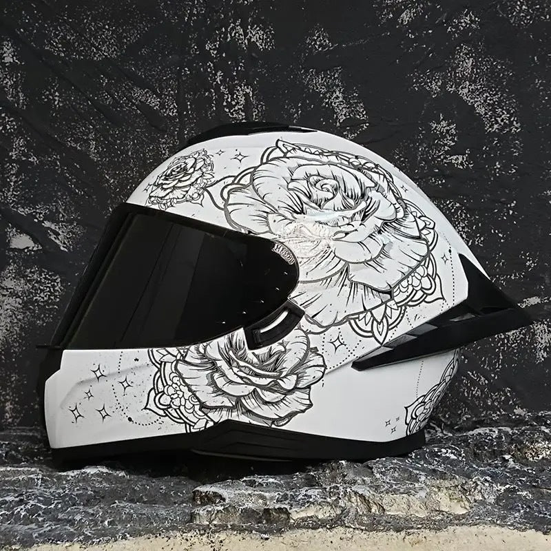 AXOR casques moto casques homme et femme protection solaire été moto jusqu'à la personnalité grand aileron fente arrière sécurité Bluetooth