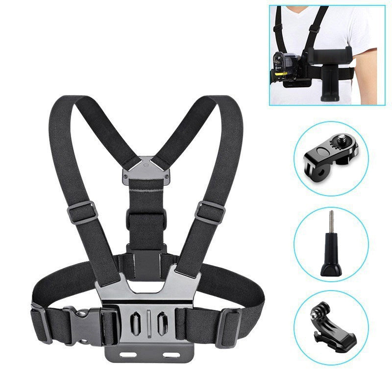 Support pour la poitrine de la caméra d'action GoPro DJI, support pour téléphone mobile