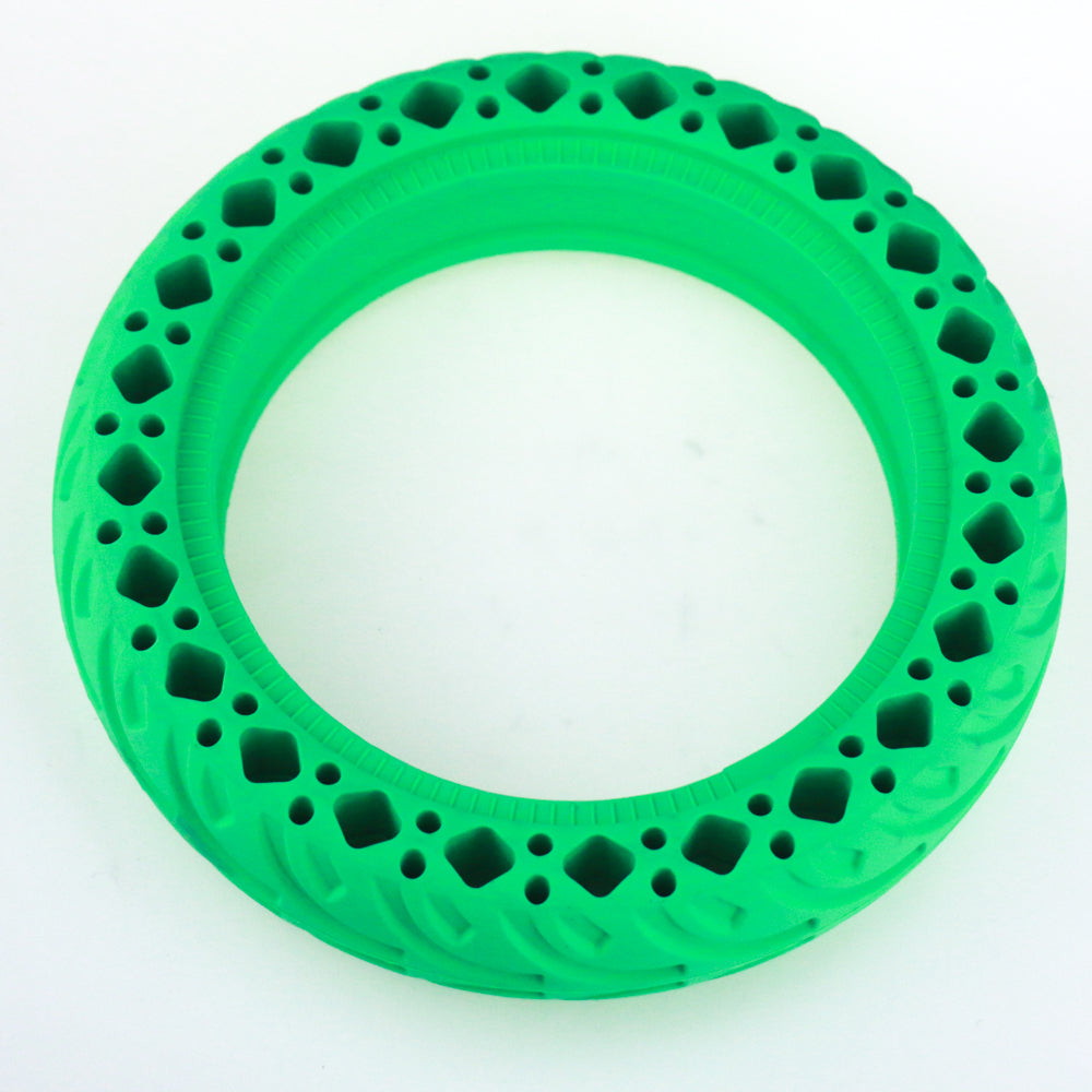 8 1/2*2 Rubber pneu plein(vert)