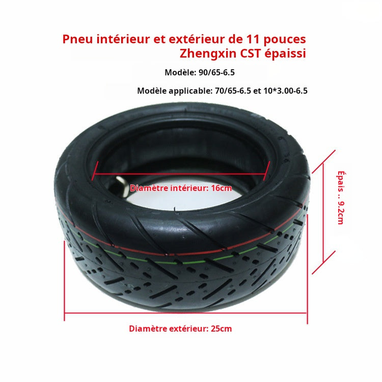 Pneumatiques de 11 pouces : Dualtron Ultra, Kukirin G4 pneumatiques grossis de 11 pouces Qualité Premium lot de 2
