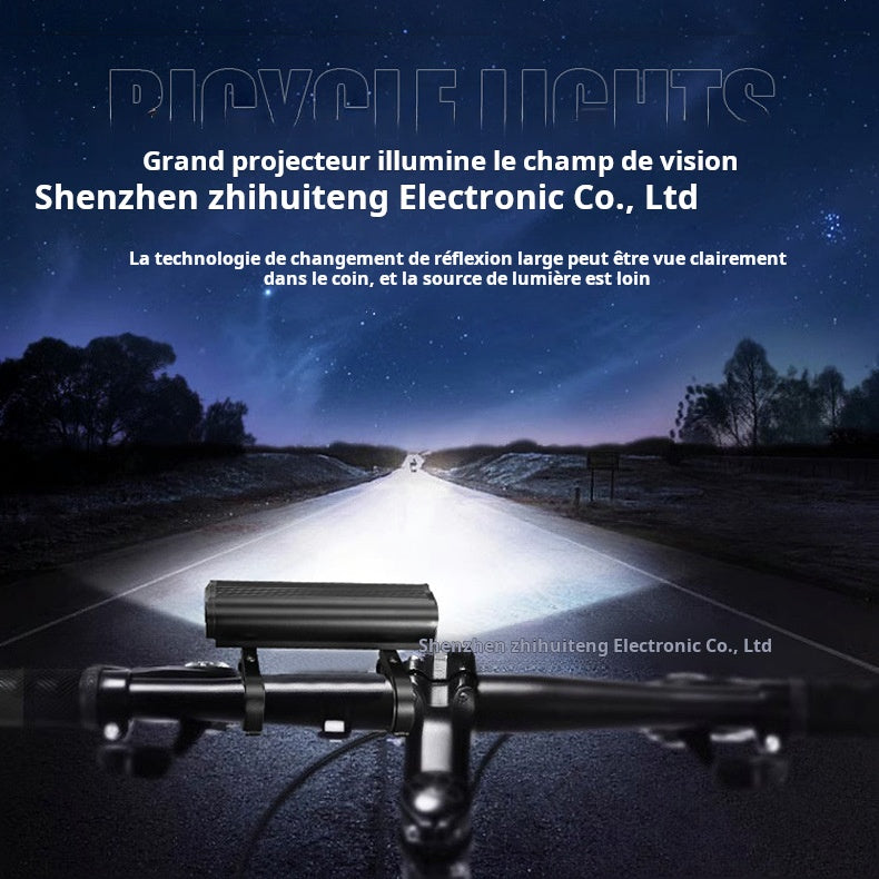 2600 lumens Alliage d'aluminium super brillant, Lumière de vélo