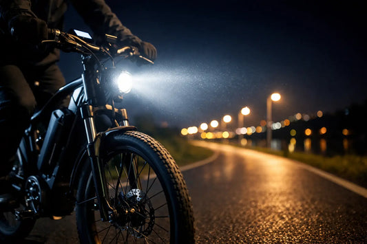 Éclairage puissant pour vélo électrique la nuit