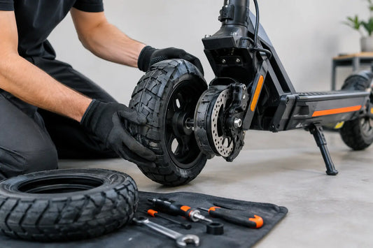 Remplacer un pneu KuKirin G4 Pro sans erreur