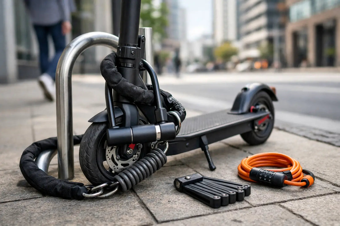 Les meilleurs antivols pour trottinette urbaine