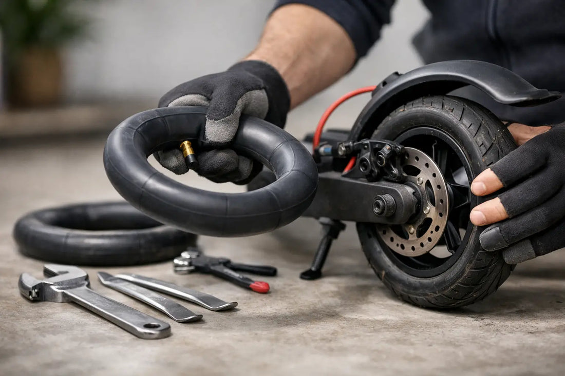 Comment changer une chambre à air de trottinette