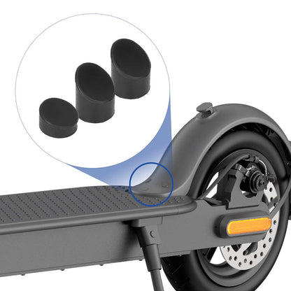 Noir silicone prise Cap pour vis of garde-boue arrière pour M365