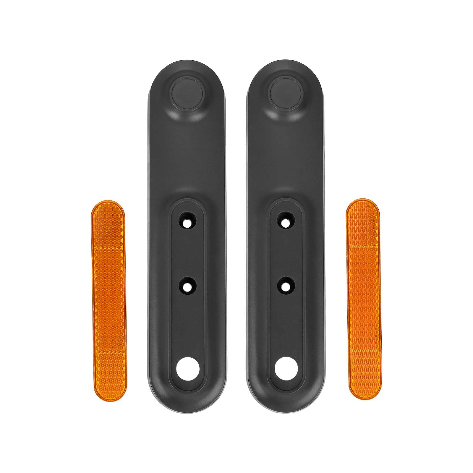 Gris fourche avant decorative shells+ jaune catadioptre bars pour Xiaomi4 Ultra trottinettes