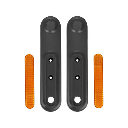 Gris fourche avant decorative shells+ jaune catadioptre bars pour Xiaomi4 Ultra trottinettes