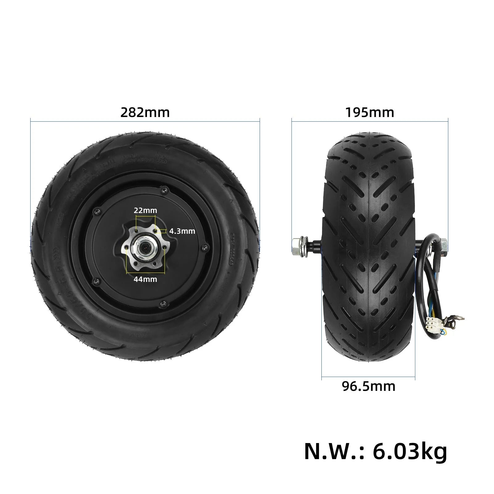 Kukirin G4 Motor (avec 90/65-6.5 pneu tubeless)