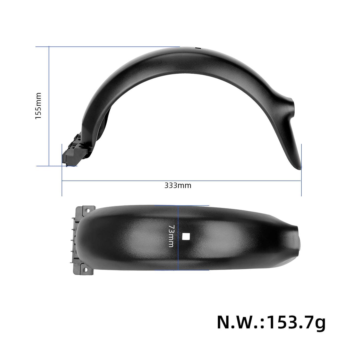 Garde-boue arrière pour F20F25F30F40 trottinette