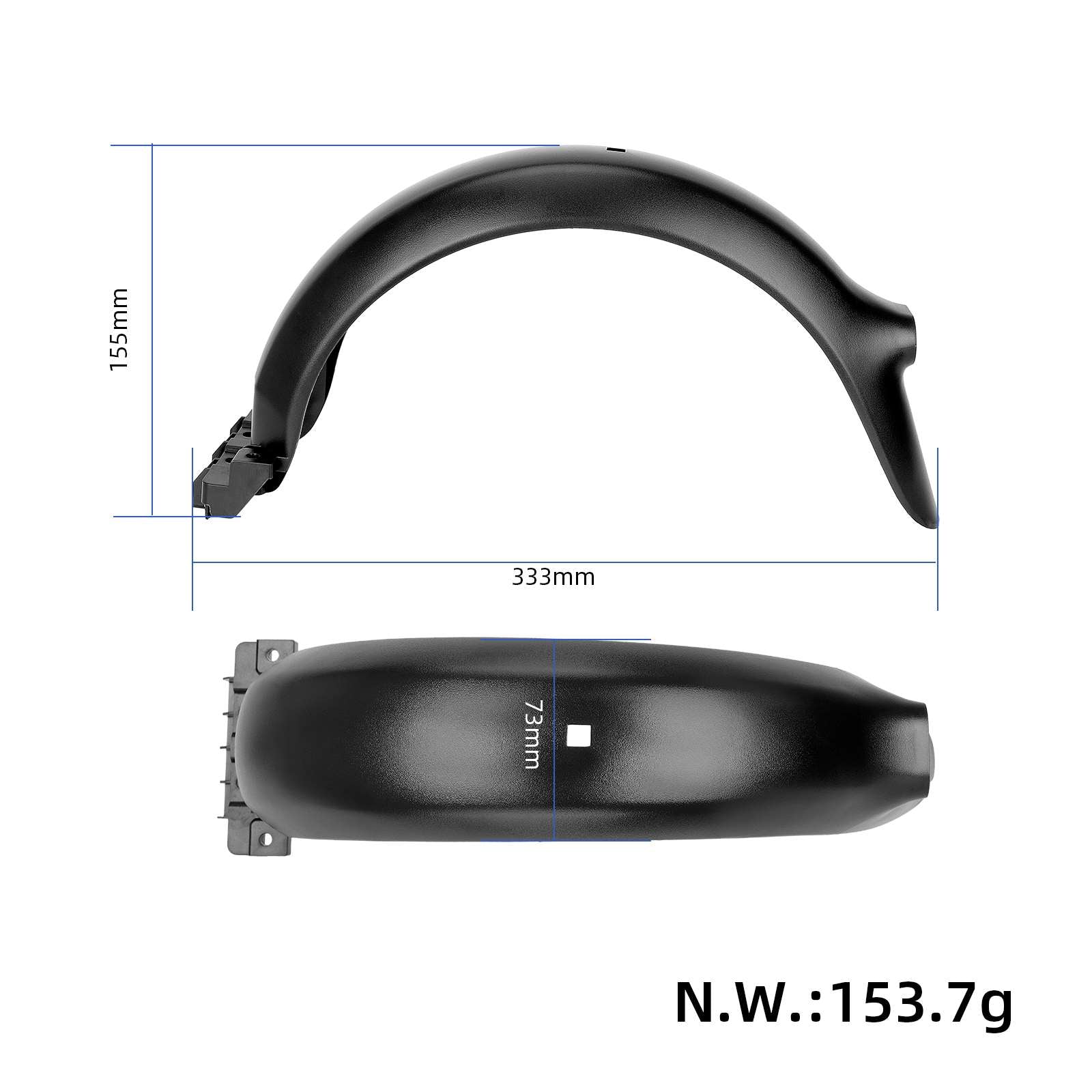 Garde-boue arrière pour F20F25F30F40 trottinette