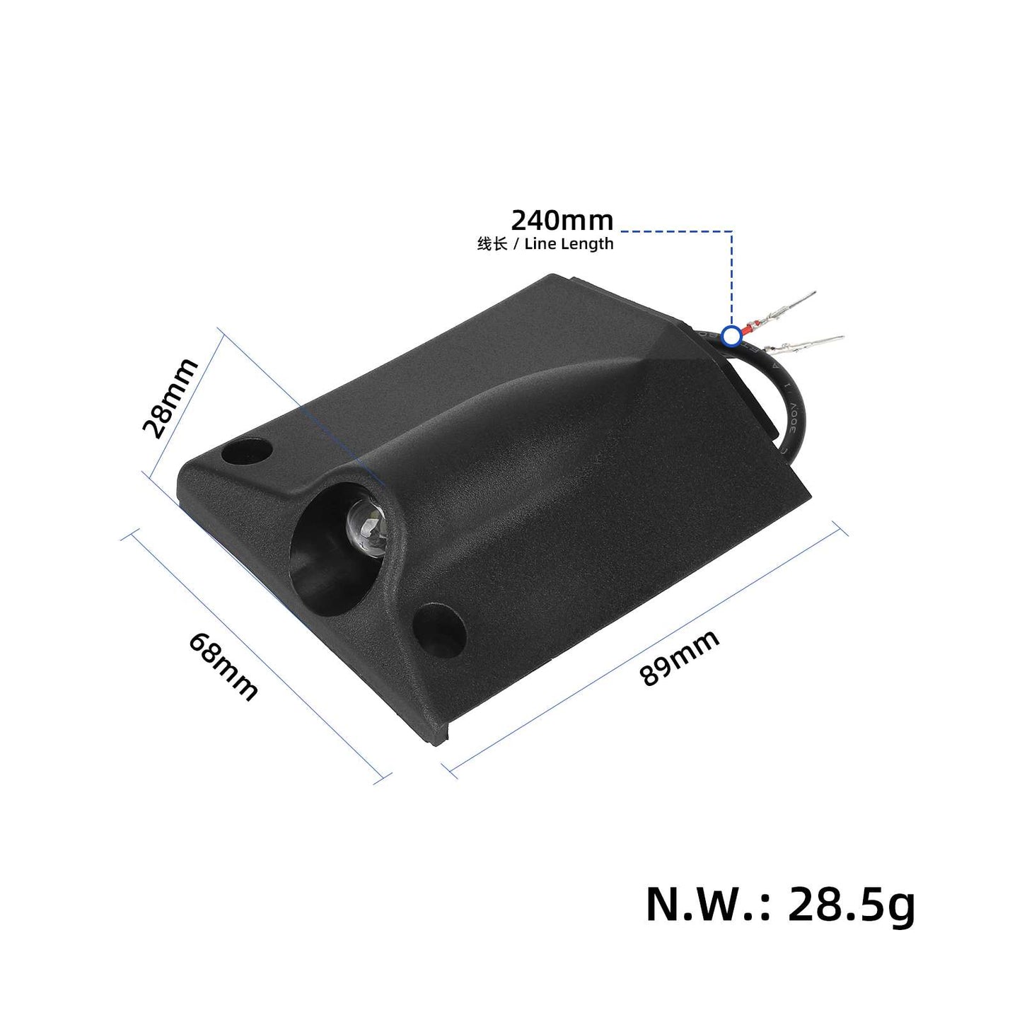 Kukirin G2 Pro avec LED light front right corner