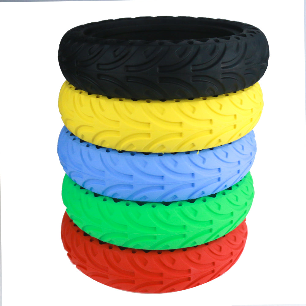 8 1/2*2 Rubber pneu plein(vert)