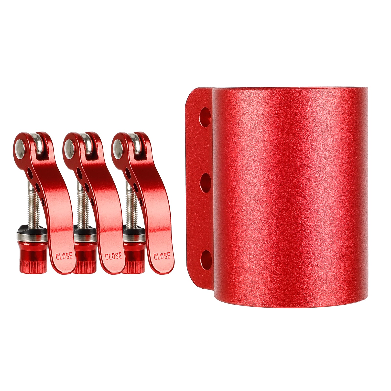 Rouge clamp avec 3 lock pour Kaabo Mantis 10 trottinette