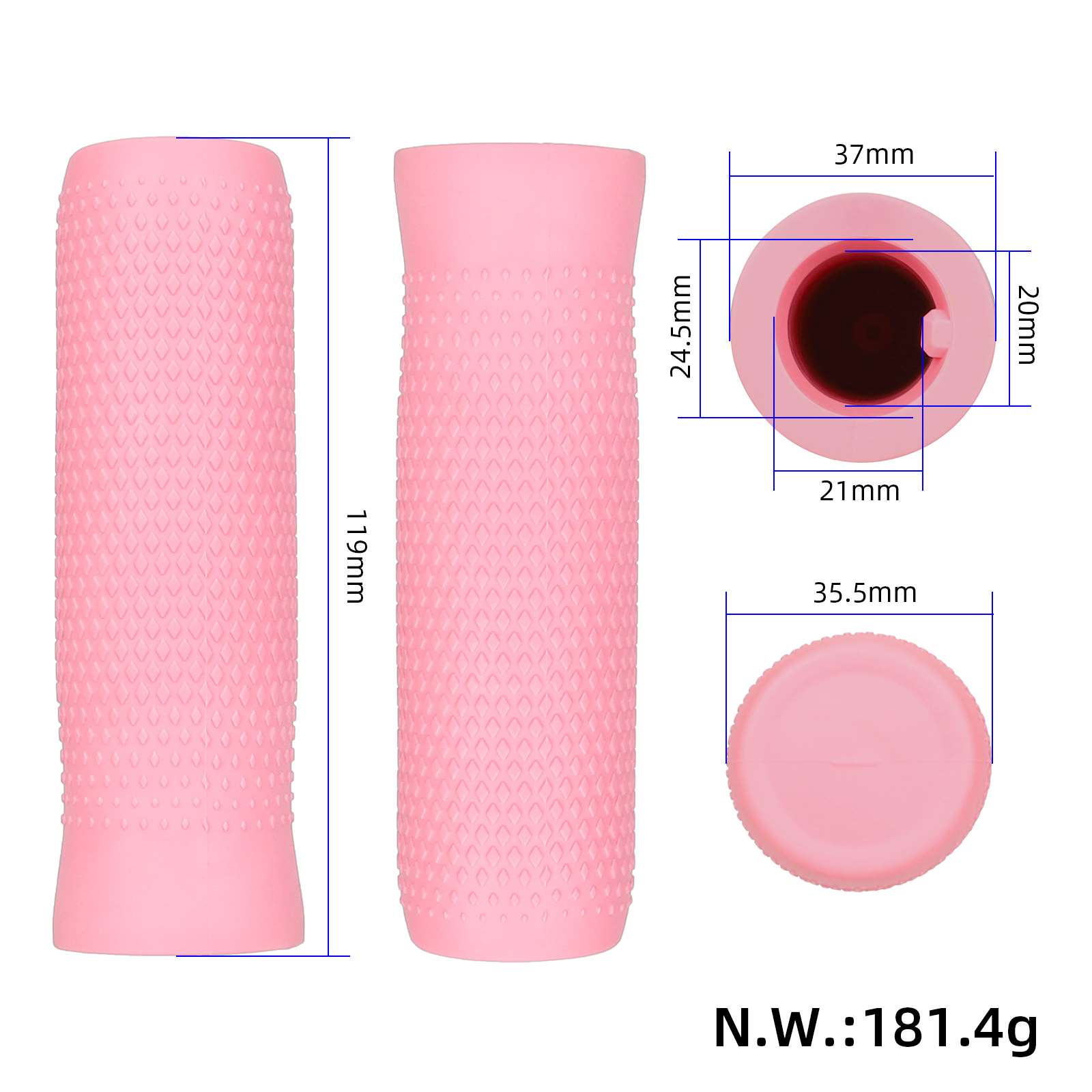 2 pcs rose couvre-poignées pour Ninebot ES1/ES2/ES3/ES4/ES5