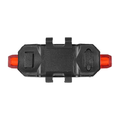 Rouge usb rechargeable warning feu arrière et sidelight pour xiaomi trottinettes