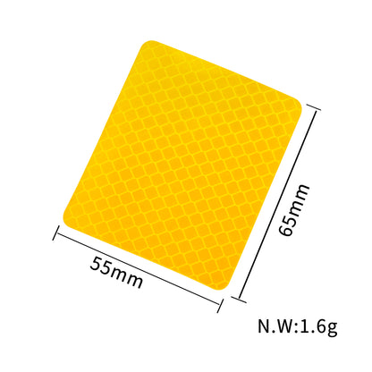 Rouge réfléchissant stickers pour plaque d’immatriculation of xiaomi trottinettes