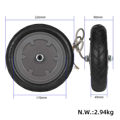 Original 8.5-inch gris L25 hub motor assembly pour Xiaomi M365/1S/Pro trottinette