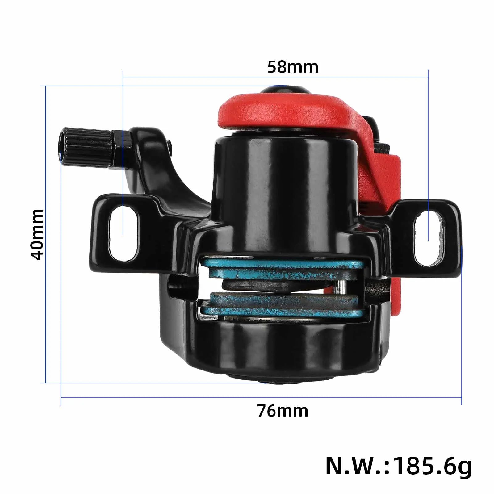 Original Segway Ninebot ZT3/ZT3 Pro/P100S/P65 rouge-noir double action disc brakes