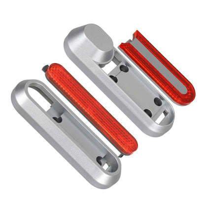 4 pcs refitting argent decorative shells+rouge catadioptre bars pour M365 1S Pro Pro2 et Lite