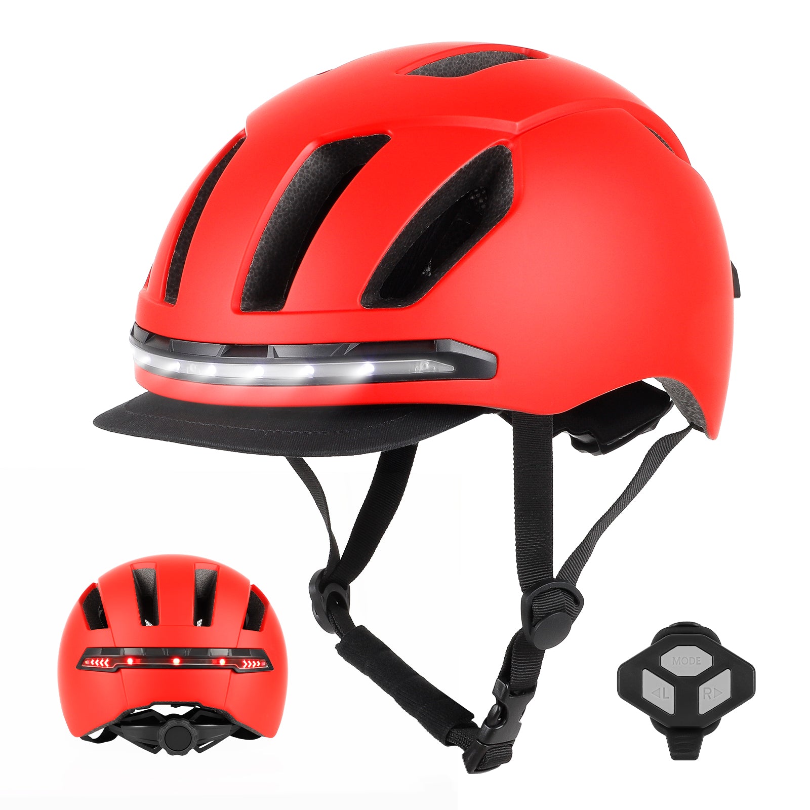 Rouge Smart casque avec Wireless guidon télécommande