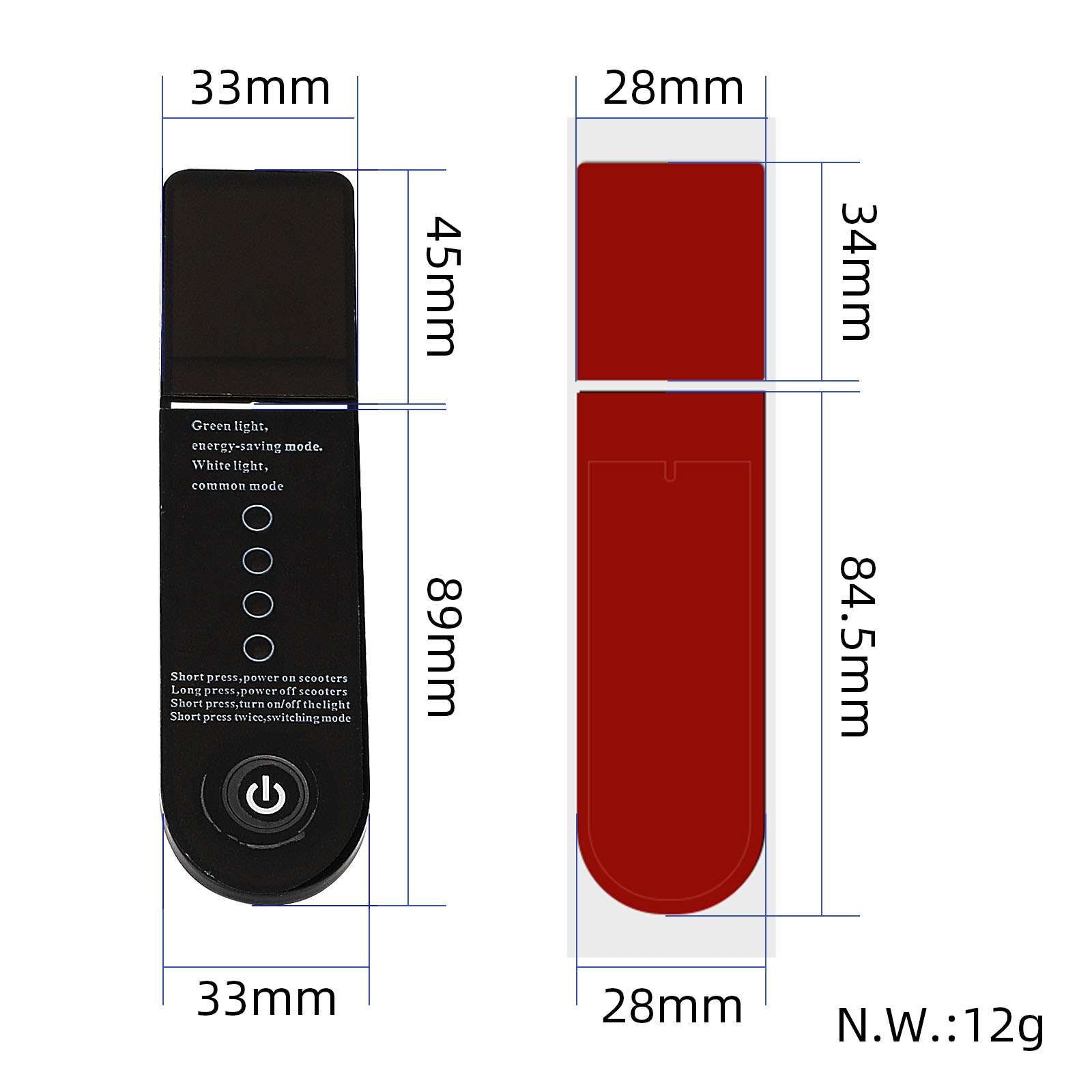Xiaomi M365 electric trottinette instrument écran panel(noir)