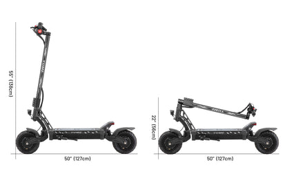 YUME HAWK 2*1200W Freins et suspensions Hydrauliques, fourni avec amortisseur de direction et divers accessoires.