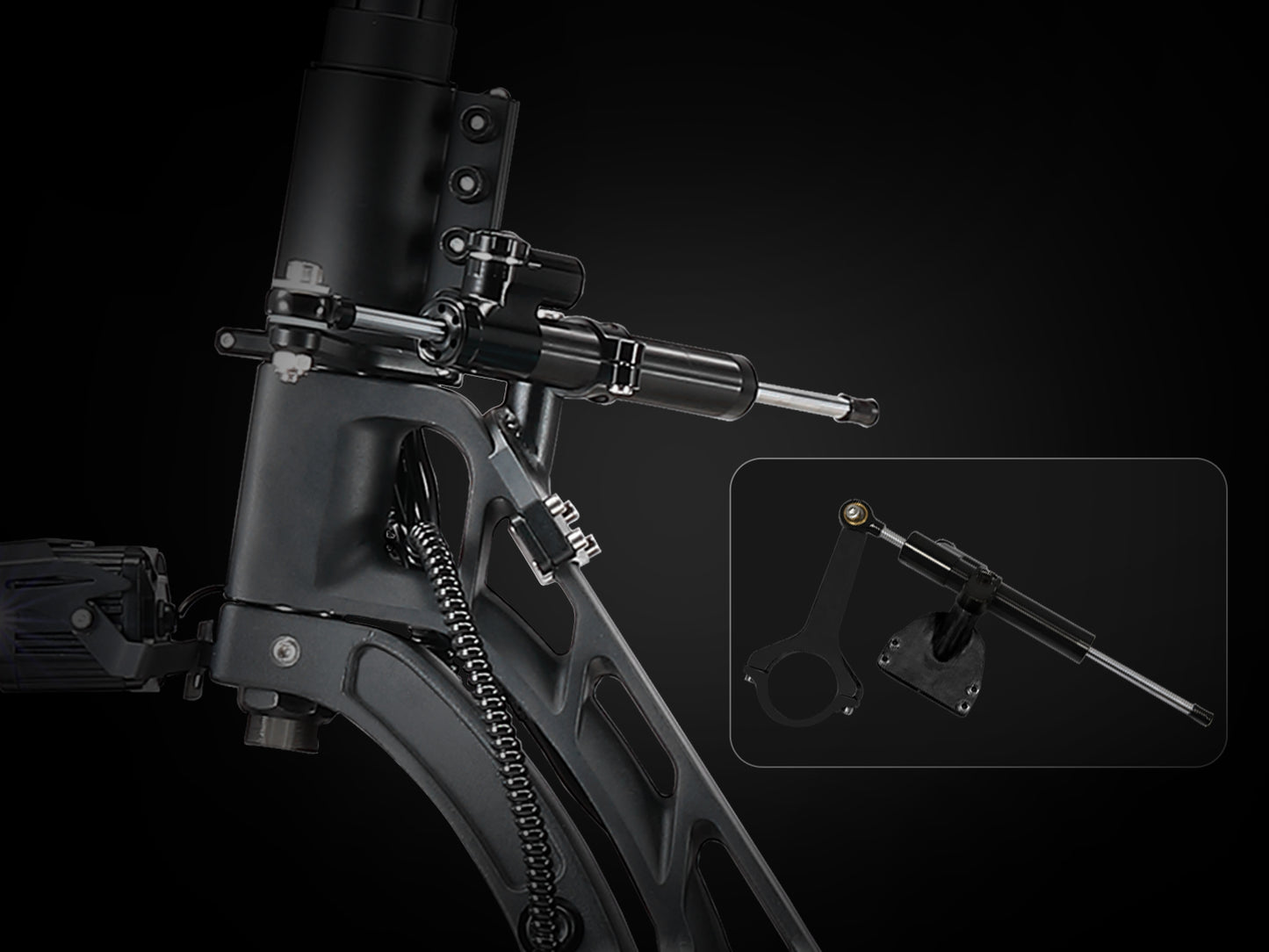 YUME HAWK Pro 2*3000W Freins et suspensions hydrauliques avec amortisseur de direction