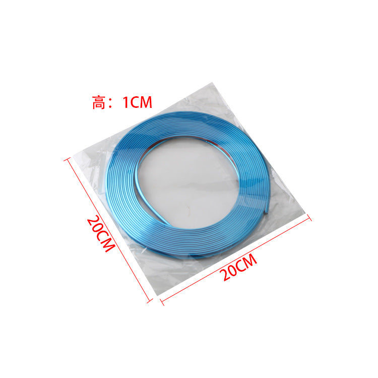 Electroplating rouge 8M anti-collision strip