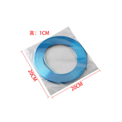 Electroplating rouge 8M anti-collision strip