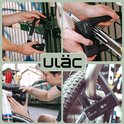 Uni FS1  serrure à empreintes digitales, pour vélo, moto, en forme de U, antivol intelligent, multi-empreintes digitales