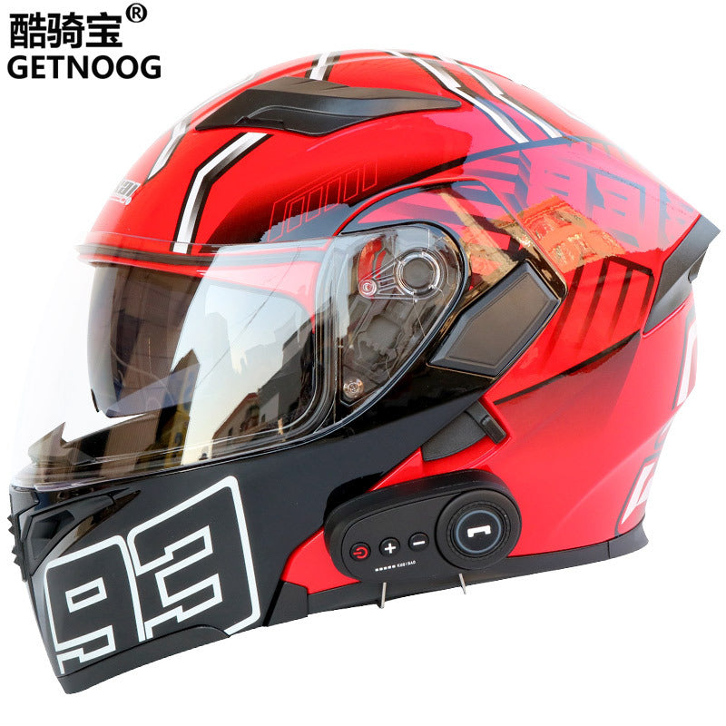 Cool Ride Treasure  Casque Bluetooth Double visière avec FM