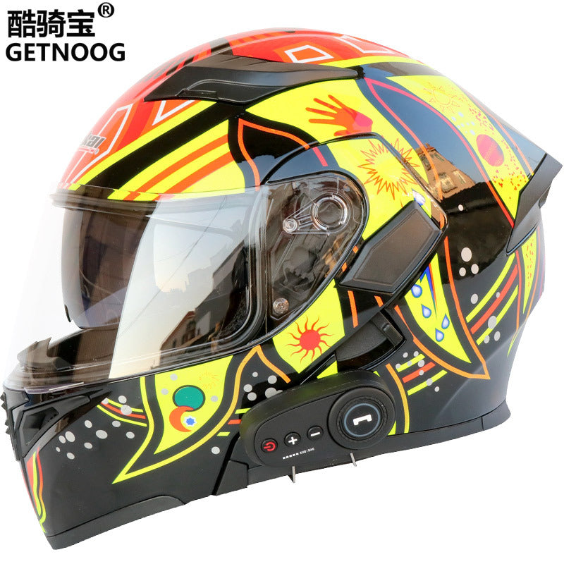 Cool Ride Treasure  Casque Bluetooth Double visière avec FM