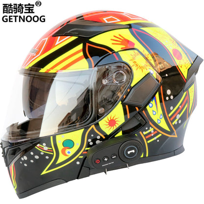 Cool Ride Treasure  Casque Bluetooth Double visière avec FM