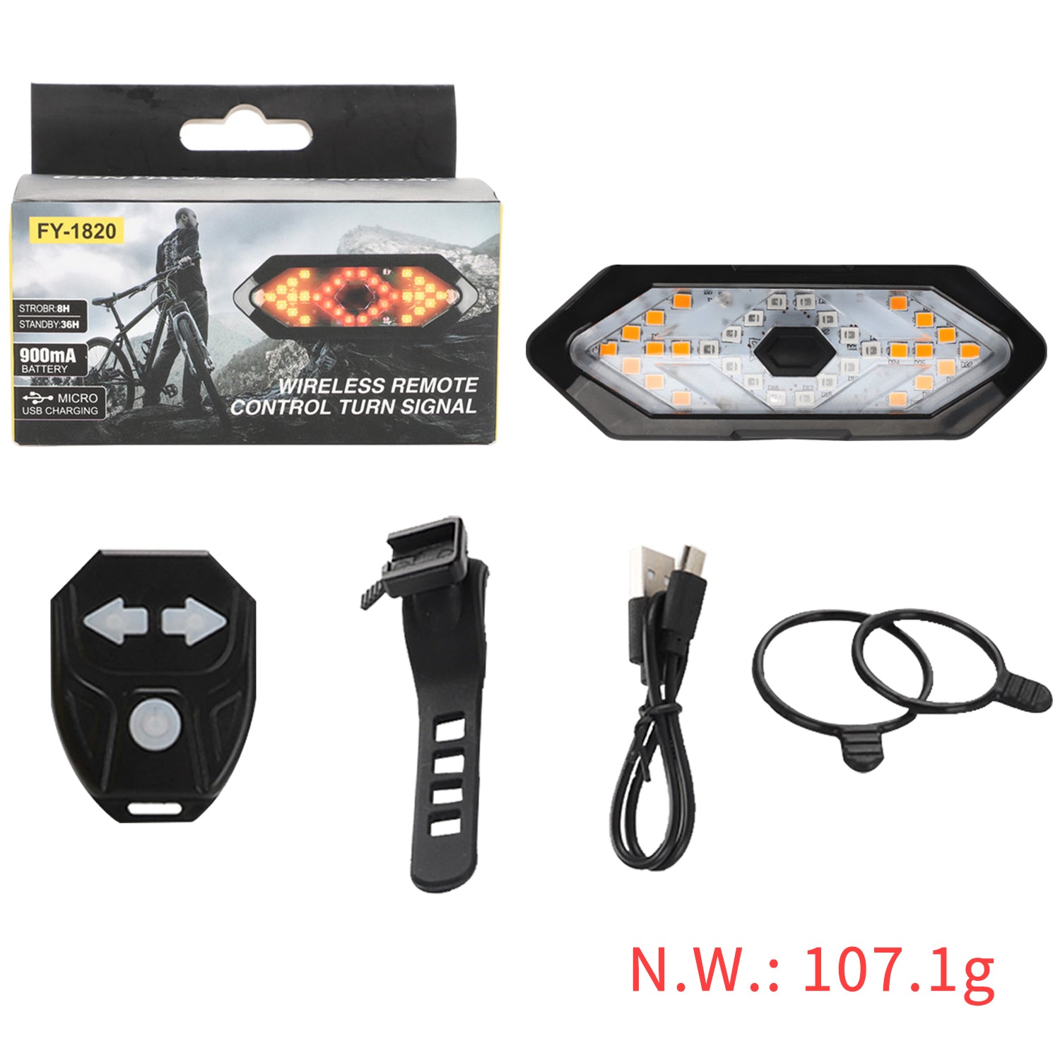 Télécommande clignotant feu arrière
