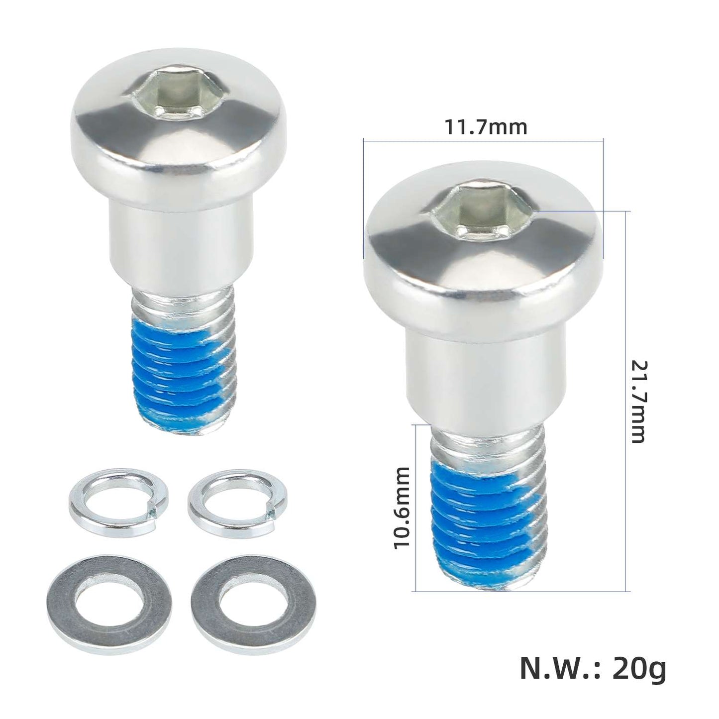 M365 roue arrière vis (avec gasket)
